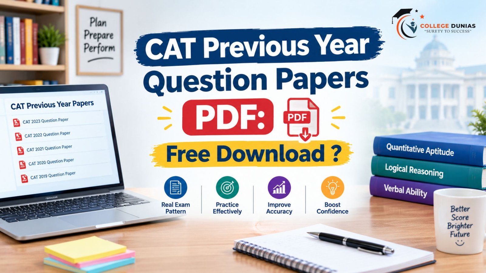 CAT Previous Year Question Papers PDF: Free Download with Solutions